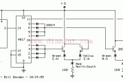LED交通信号灯电路原理图