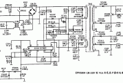 ENVISION CM-335F型VGA彩色显示器的电源电路图