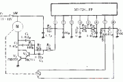 M51728直流电动机转速锁相控制器-典型应用电路