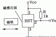 HST霍尔传感器应用接口电路图