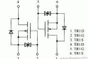场效应晶体管SM6K2内部电路图