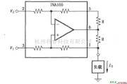 仪表放大器中的具有差分输入的精密电压-电流变换电路(INA105)