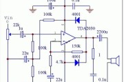 用TDA2030制作的有源功放电路图示意图