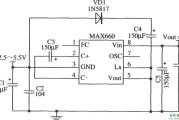 MAX660构成输出二倍压的应用电路