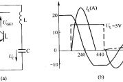 两个反向阻断型IGBT反向并联时的电路和关断波形