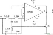 INA110构成的60Hz输入陷波滤波器