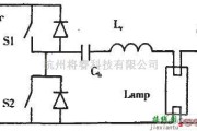 电子镇流器中的简化了的电子镇流器电路图
