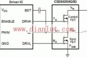 CSD86350Q5D高效电流降压电源电路原理图