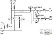 220V交流接触器电机单向接线图怎么实现？