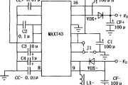 MAX743升压开关型DC-DC变换器的典型应用电路