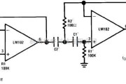 综合电路中的两个阶段的调谐电路图