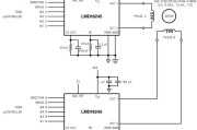 LMD18245双极步进电机控制器电路