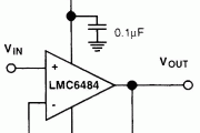 3V轨至轨单电源缓冲器电路图
