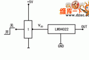 lm94022接反相器实现关闭功能电路图