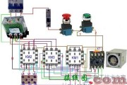 求24V继电器控制380V交流接触器的实物接线图