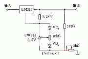 用CW136构成的低温度系数精密电压调整器电路图