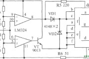 通过电阻Rl～R4设置不同的高、低电子检测阈值的电平检测电路