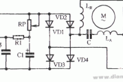 单相电动机晶闸管电子无级调速电路图
