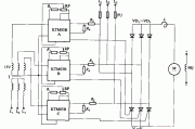 KTM03型用于三相半控整流调速的电路