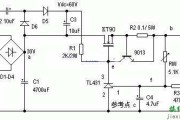 TL431大功率可调稳压电源电路图