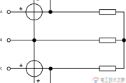 二瓦计法接线图及相位关系图