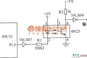 光电耦合器中的光电耦合器组成的接口电路图
