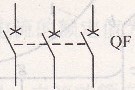 低压断路器常用型号的图形符号与文字符号