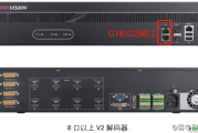 海康威视DS-69/6A系列解码器网口详解和接线方式