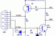 三极管做的RS232转换电路图
