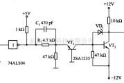 基础电路中的1·54    TTL电平/±l2V电平的转换电路