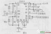 应用电路2 - cd4013产生的方波发生器电路