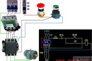 交流接触器与电机保护器及按钮开关的接线图