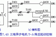 Y-Δ降压起动控制电路PLC编程实例