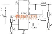 电源电路中的MPC1000构成的2～35V、10A可调稳压电源