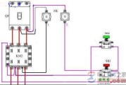 求交流接触器220V线圈控制380V电机的接线图