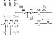 电动机定子绕组串联电阻启动控制电路原理图解