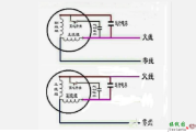 单相电机电容接线图和方法