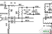 麦克录音输入及AGC电路 - 解读SPCE061A智能小车语音识别系统电路