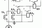 采用感应型过电流继电器构成的电流速断及过电流保护电路a