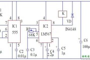 555组成的温度控制器电路图原理图