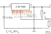 恒流源中的CW7900构成的恒流源电路图