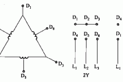 双速电动机定子绕组2Y-△接法