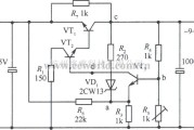 电源电路中的-9～-l4.5v集电极输出稳压电源电路