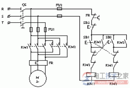 继电器与接触器控制常用线路的原理图  第4张