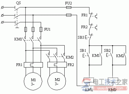 继电器与接触器控制常用线路的原理图  第8张