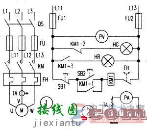 交流接触器的实物接线图_电动机可逆运行控制电路  第1张