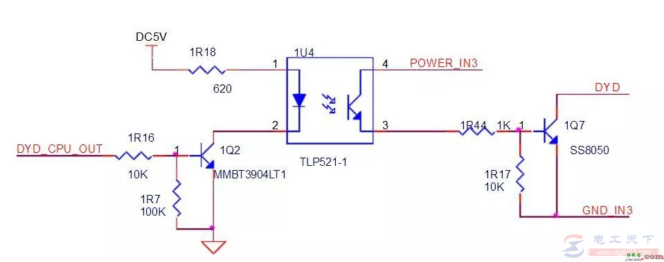 光耦驱动继电器电路图及功能说明  第3张