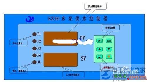 恒压供水变频器接线端子的电路原理图  第1张