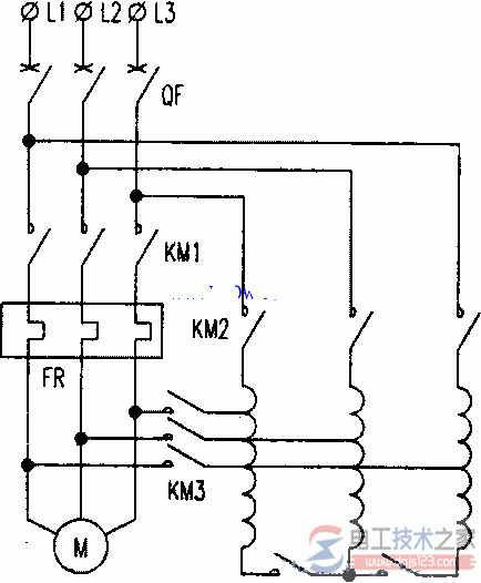 自耦降压启动主回路如何接线？电路接线图说明  第2张