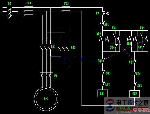 电气控制柜接线图及工序与控制要求  第1张